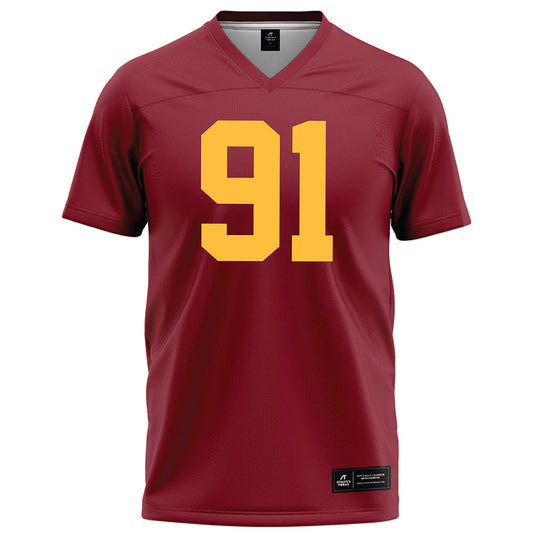 Minnesota - NCAA Football : Howie Johnson - Maroon Football Jersey-0