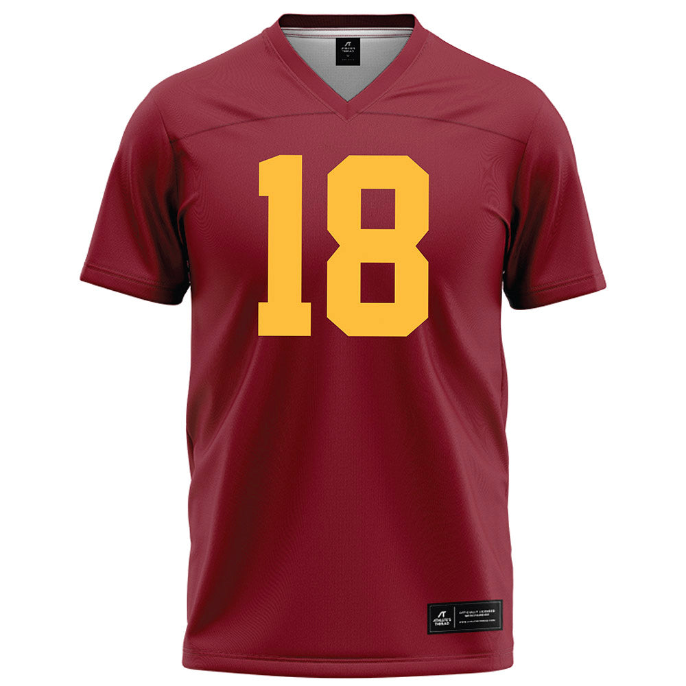 Minnesota - NCAA Football : Donielle Hayes - Maroon Football Jersey-0