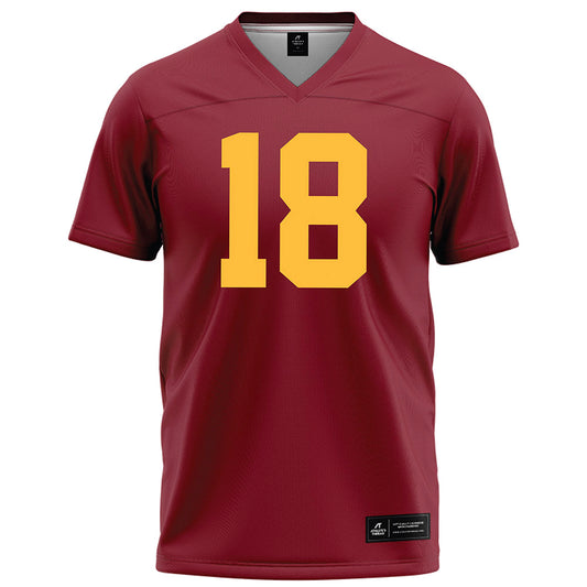 Minnesota - NCAA Football : Donielle Hayes - Maroon Football Jersey-0