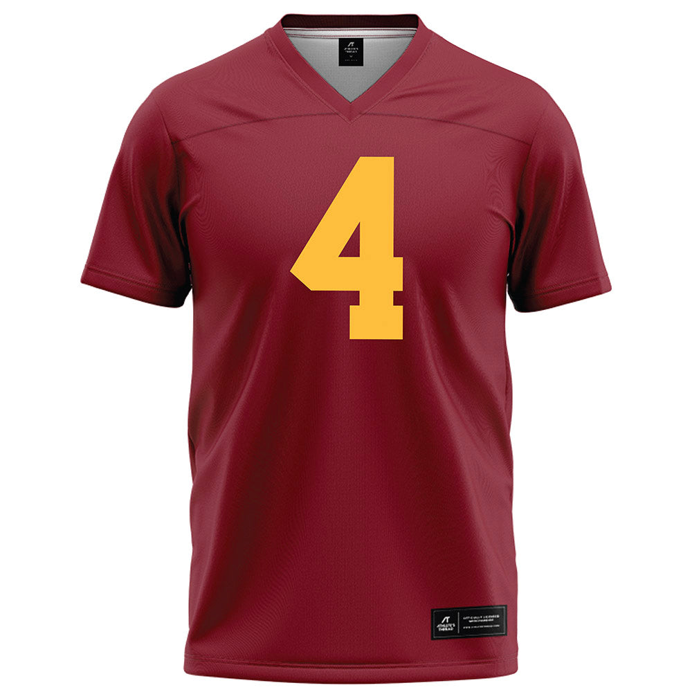 Minnesota - NCAA Football : Roman Voss - Maroon Football Jersey-0