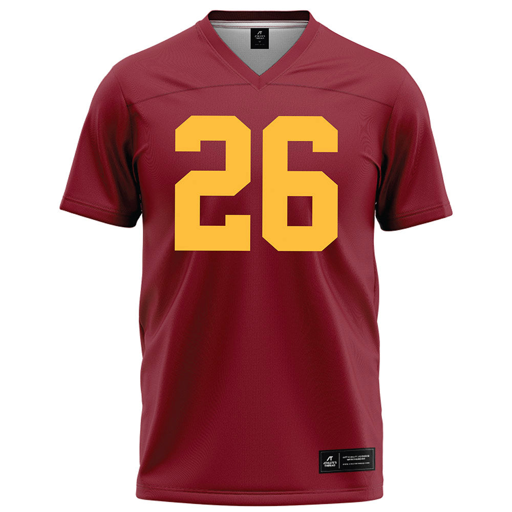 Minnesota - NCAA Football : Zeke Bates - Maroon Football Jersey-0