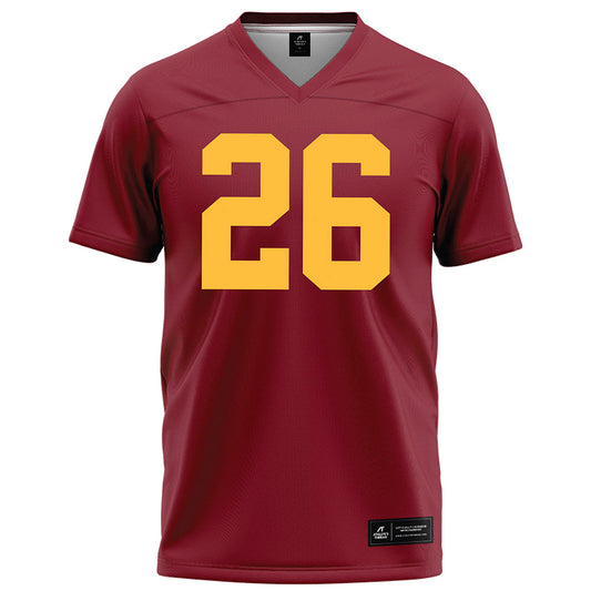Minnesota - NCAA Football : Zeke Bates - Maroon Football Jersey-0