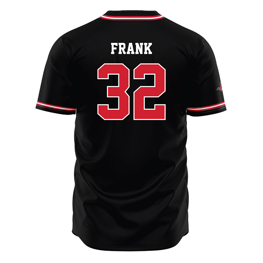 Fairfield - NCAA Baseball : Alex Frank - Black Jersey-1