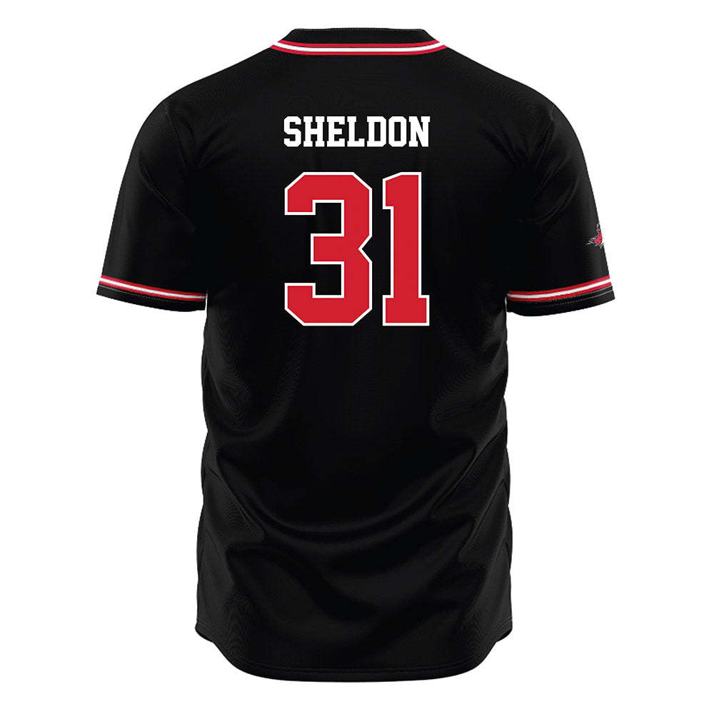 Fairfield - NCAA Baseball : Jack Sheldon - Black Jersey-1