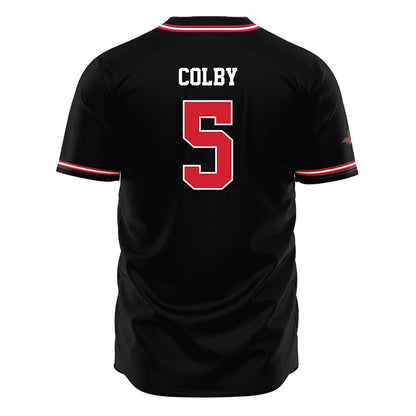 Fairfield - NCAA Baseball : Nolan Colby - Black Jersey