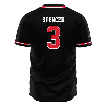 Fairfield - NCAA Baseball : Luke Spencer - Black Jersey-1