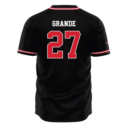 Fairfield - NCAA Baseball : Carter Grande - Black Jersey-1