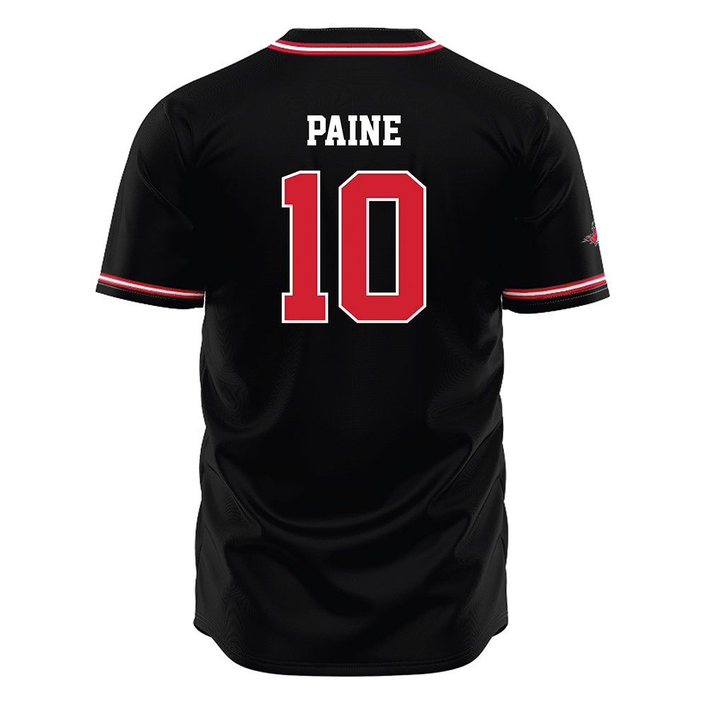 Fairfield - NCAA Baseball : Ryan Paine - Black Jersey-1