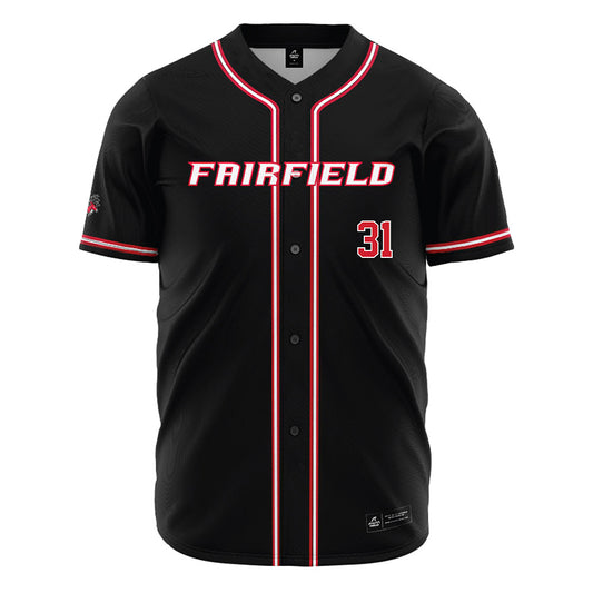 Fairfield - NCAA Baseball : Jack Sheldon - Black Jersey-0