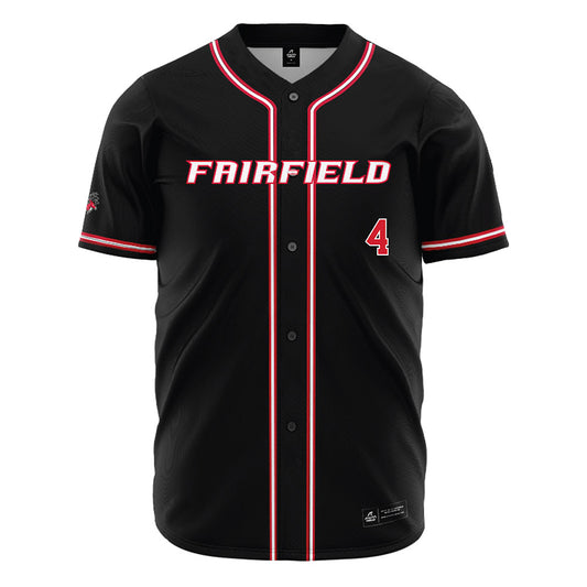 Fairfield - NCAA Baseball : Tyson Sumner - Black Jersey-0