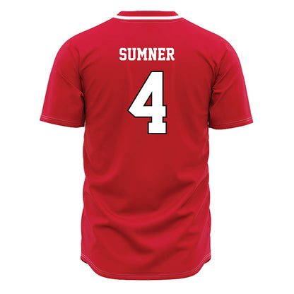 Fairfield - NCAA Baseball : Tyson Sumner - Red Jersey-1