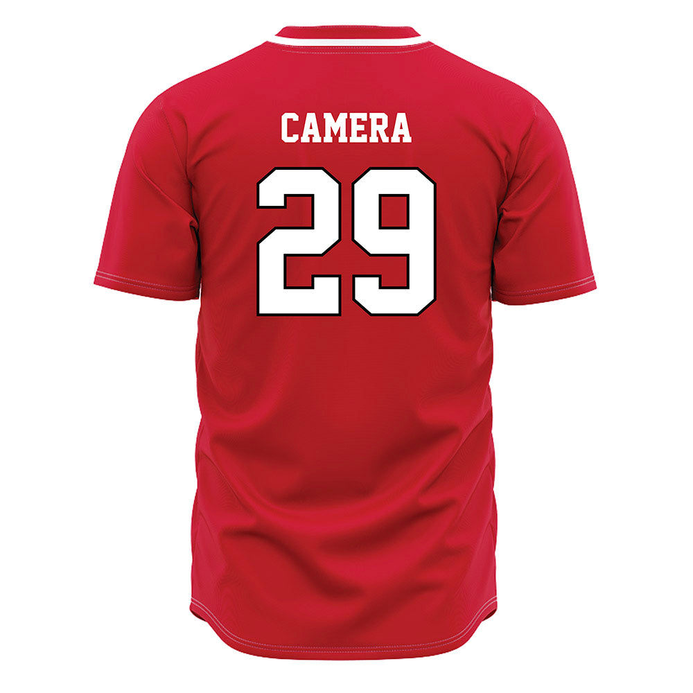 Fairfield - NCAA Baseball : Dom Camera - Red Jersey-1