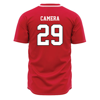 Fairfield - NCAA Baseball : Dom Camera - Red Jersey-1