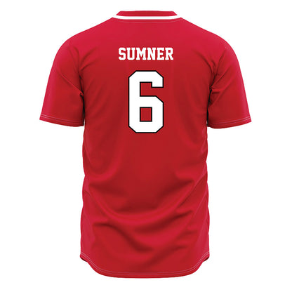 Fairfield - NCAA Baseball : Tyson Sumner - Red Jersey-1