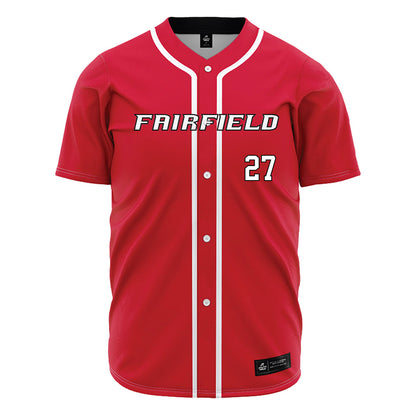 Fairfield - NCAA Baseball : Carter Grande - Red Jersey-0