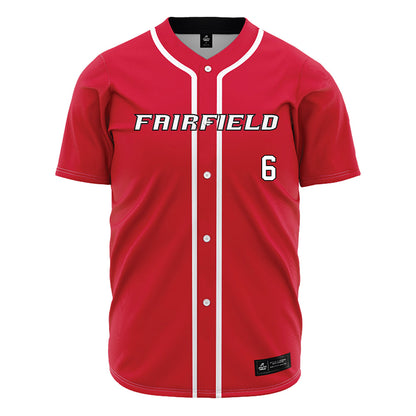 Fairfield - NCAA Baseball : Tyson Sumner - Red Jersey-0