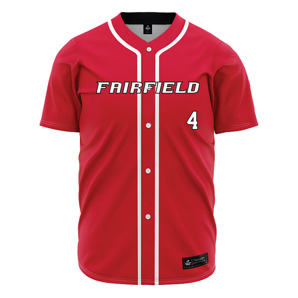 Fairfield - NCAA Baseball : Tyson Sumner - Red Jersey-0