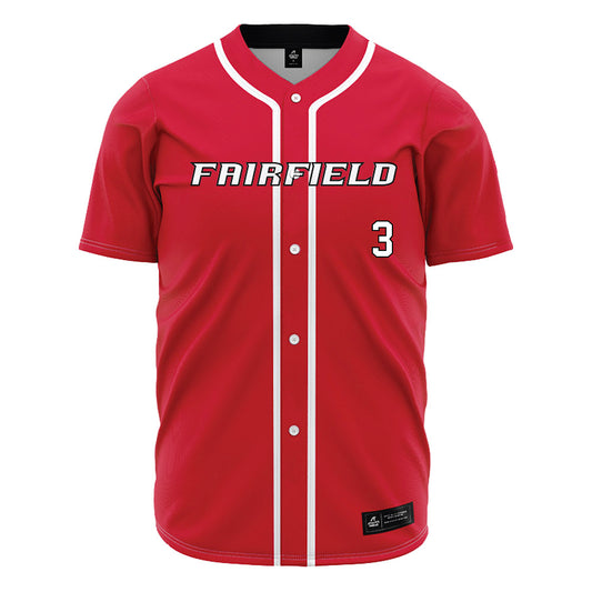 Fairfield - NCAA Baseball : Luke Spencer - Red Jersey-0