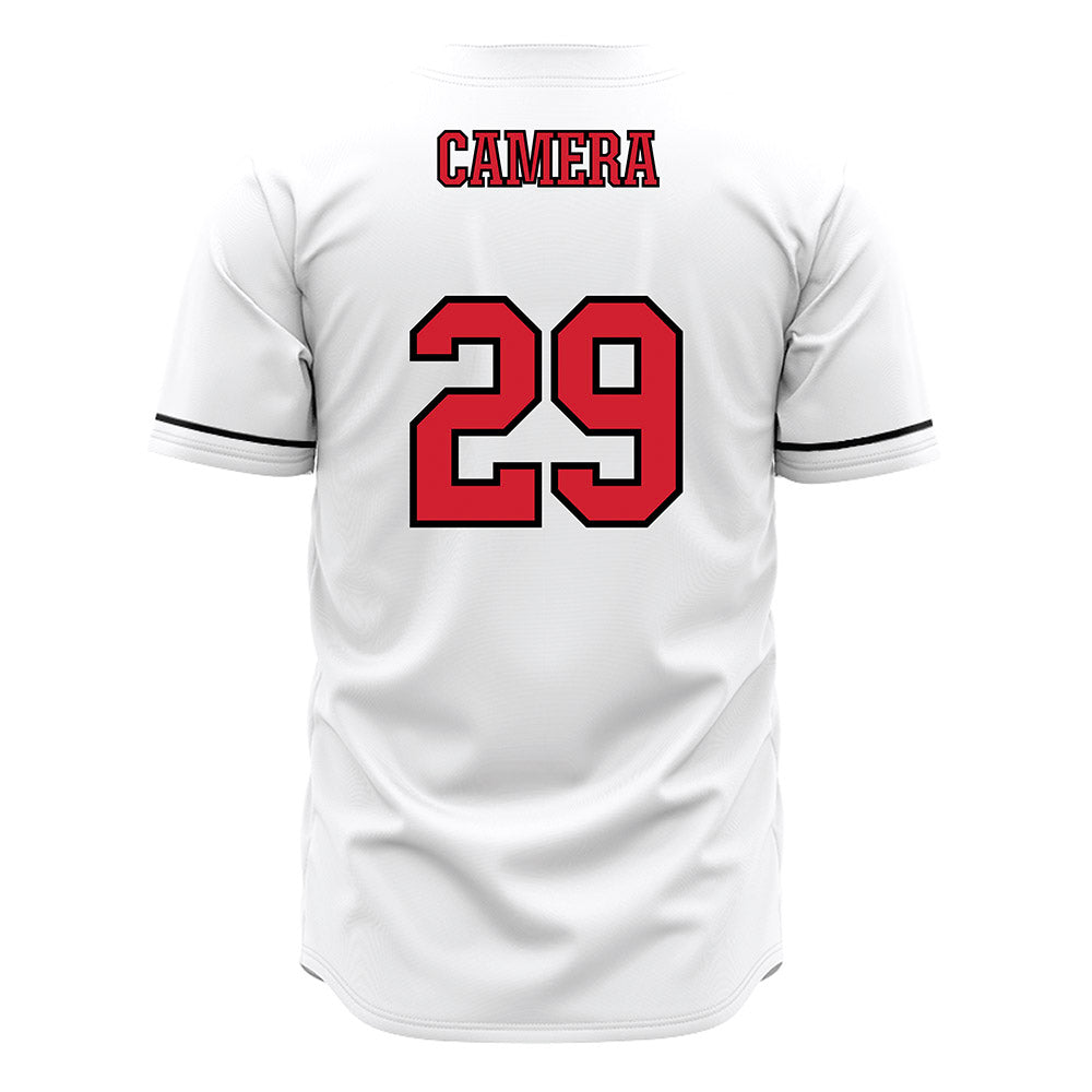 Fairfield - NCAA Baseball : Dom Camera - White Jersey-1