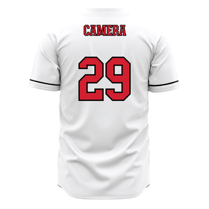 Fairfield - NCAA Baseball : Dom Camera - White Jersey-1