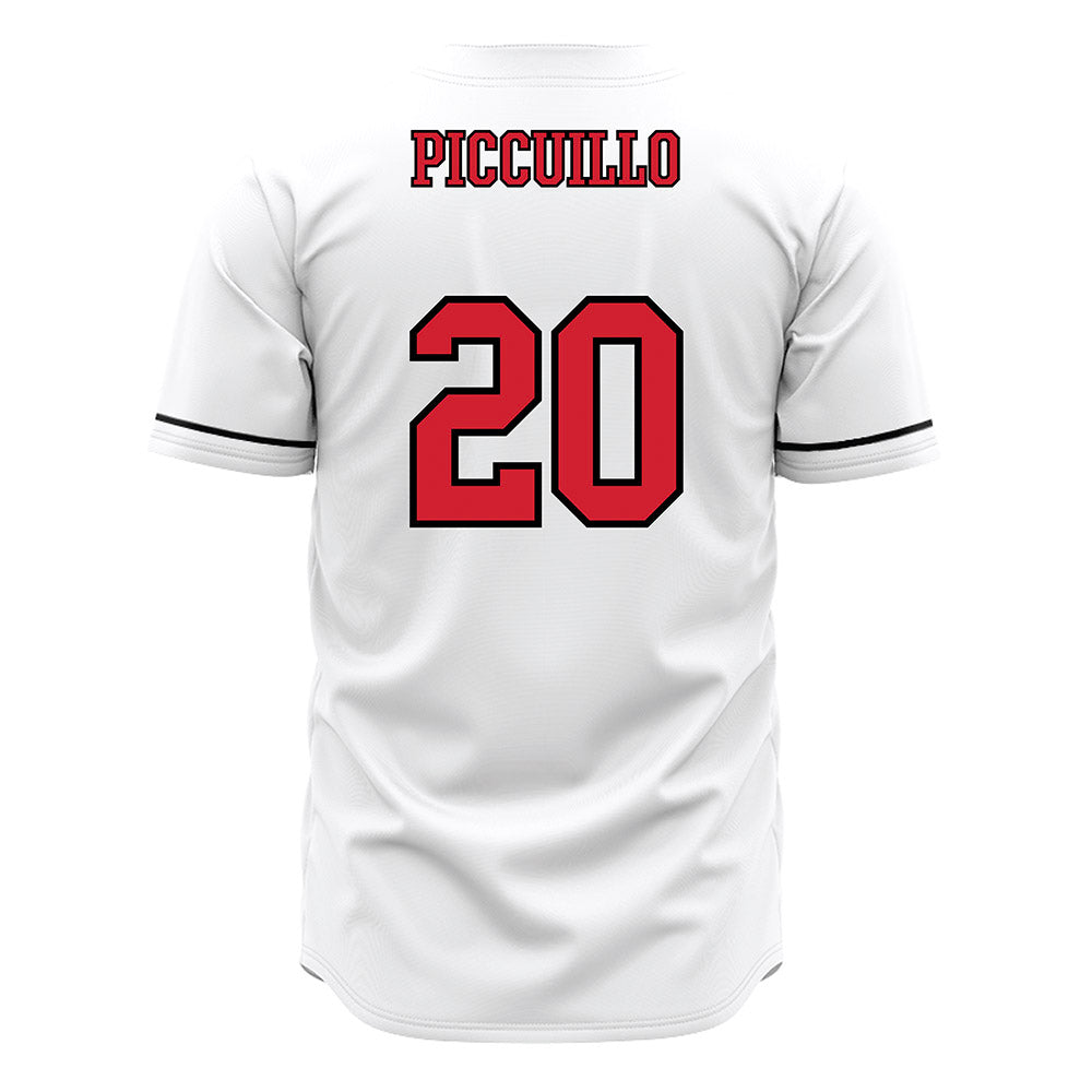 Fairfield - NCAA Baseball : Jameson Piccuillo - White Jersey-1