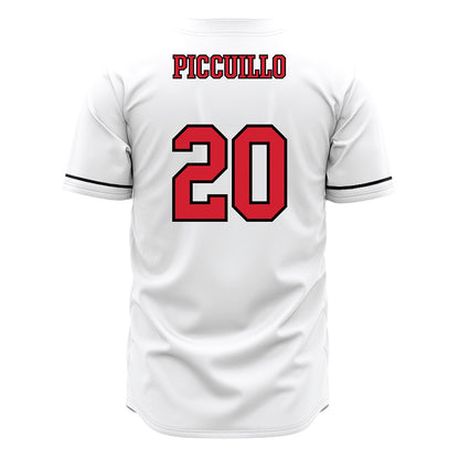 Fairfield - NCAA Baseball : Jameson Piccuillo - White Jersey-1