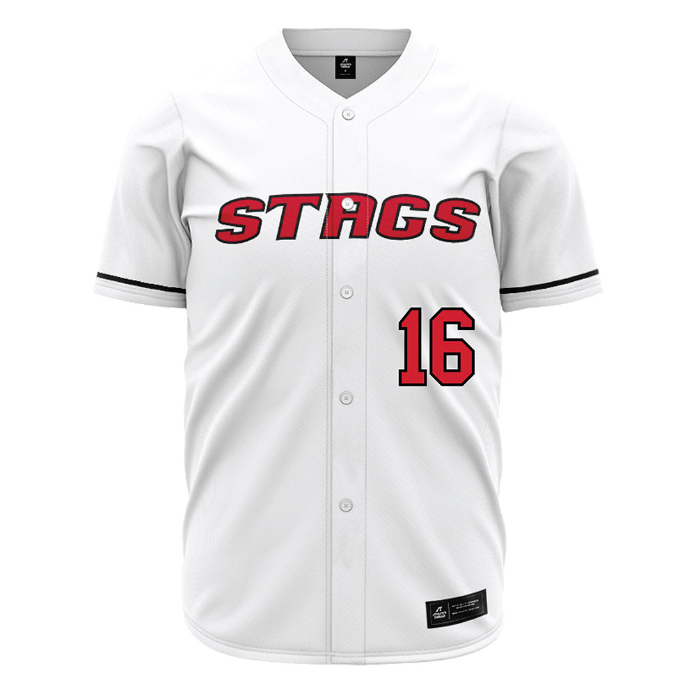 Fairfield - NCAA Baseball : Connor Klock - White Jersey-0