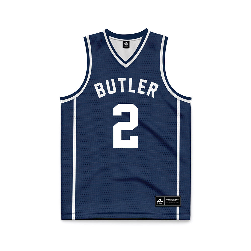 BU - NCAA Women's Basketball : Anna Wypych - Navy Basketball Jersey-0