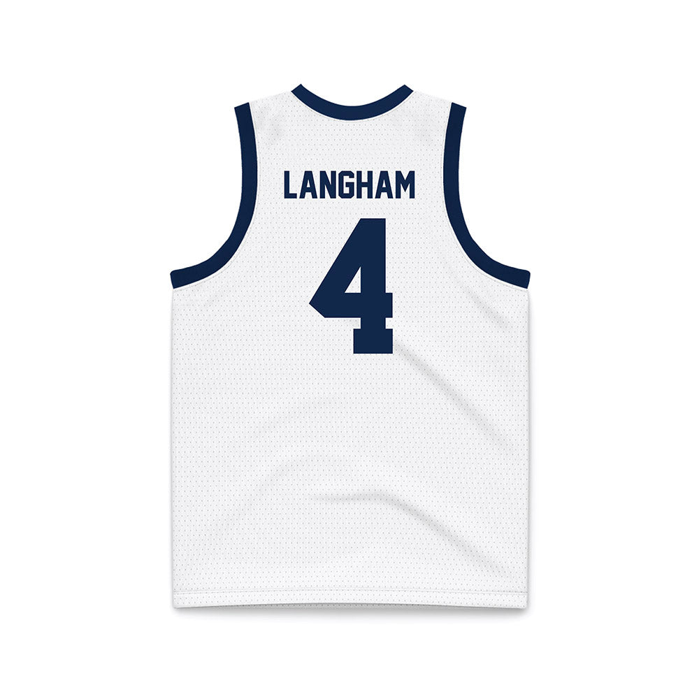 BU - NCAA Women's Basketball : Kennedy Langham - White Basketball Jersey-1