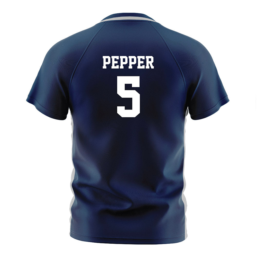 Butler - NCAA Women's Soccer : Lola Pepper - Navy Soccer Jersey-1