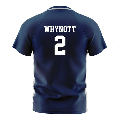 BU - NCAA Women's Soccer : Ceilidh Whynott - Navy Soccer Jersey-1