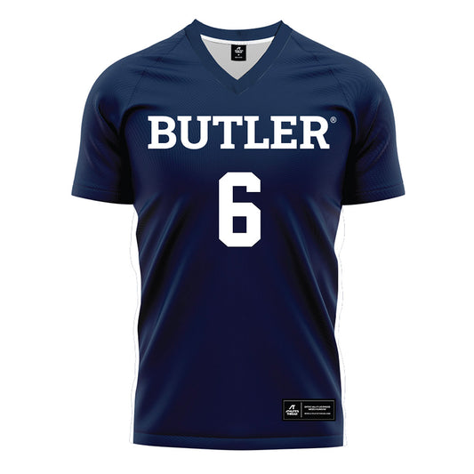 Butler - NCAA Women's Soccer : Emma Hamelmann - Navy Soccer Jersey-0