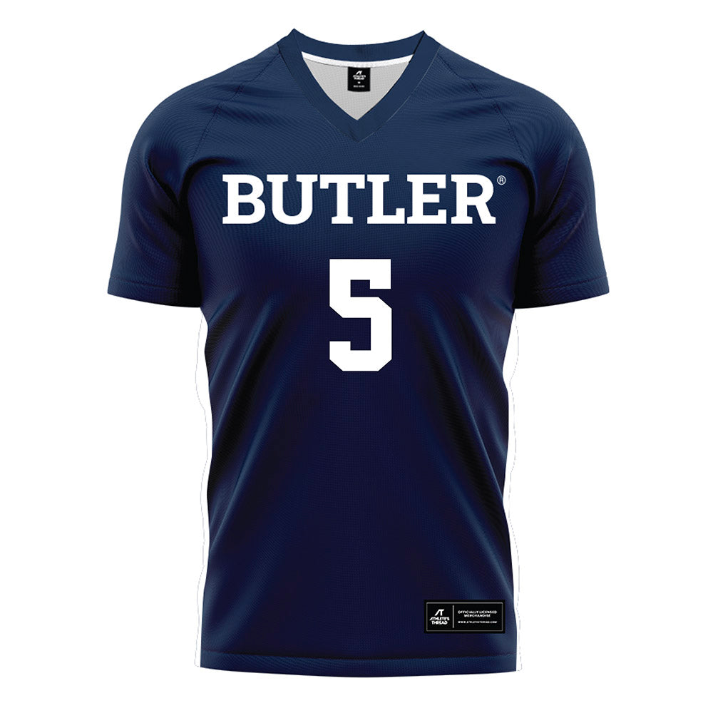 Butler - NCAA Women's Soccer : Lola Pepper - Navy Soccer Jersey-0