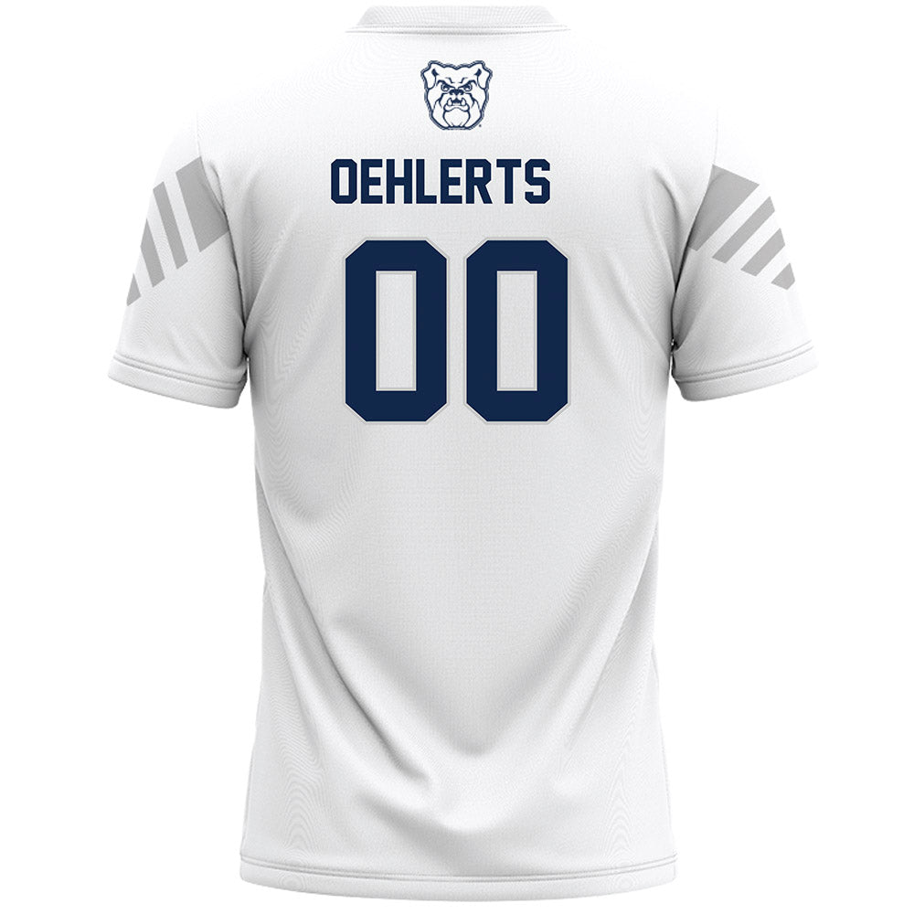 Butler - NCAA Women's Lacrosse : Molly Oehlerts - White Lacrosse Jersey -1