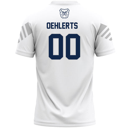 Butler - NCAA Women's Lacrosse : Molly Oehlerts - White Lacrosse Jersey -1
