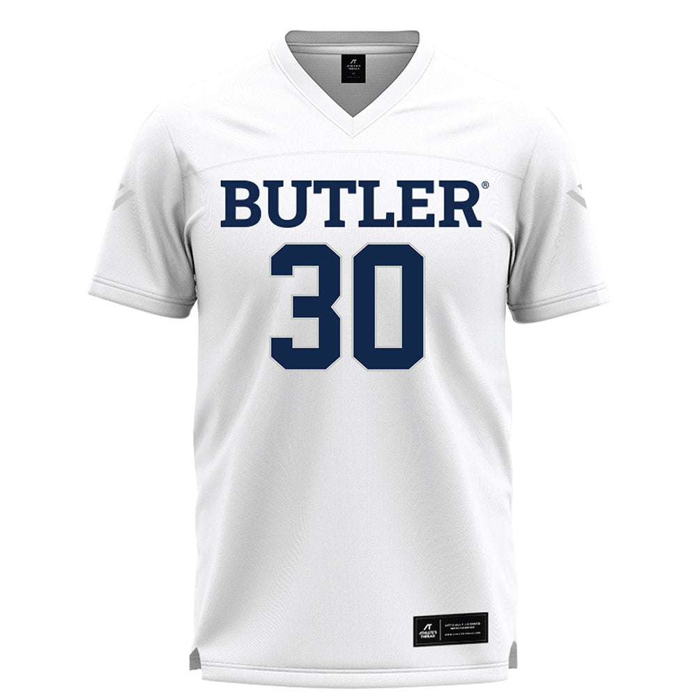 Butler - NCAA Women's Lacrosse : Addison Haines - White Lacrosse Jersey-0