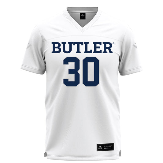Butler - NCAA Women's Lacrosse : Addison Haines - White Lacrosse Jersey-0