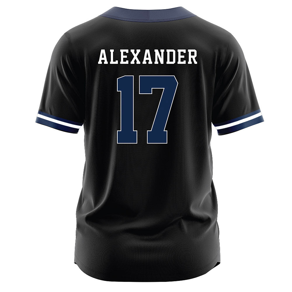 Butler - NCAA Softball : Makena Alexander - Black Jersey