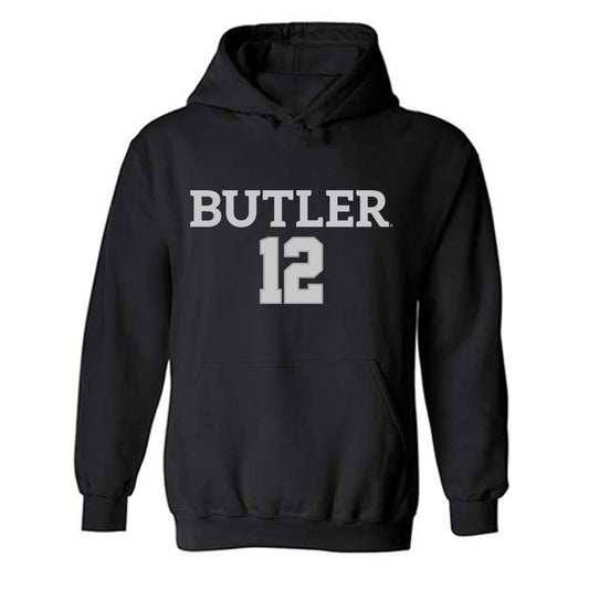Butler - NCAA Women's Volleyball : Lucy Gray - Replica Shersey Hooded Sweatshirt-0