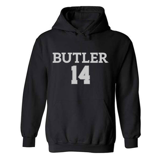 Butler - NCAA Women's Volleyball : Karen Dutro - Replica Shersey Hooded Sweatshirt-0