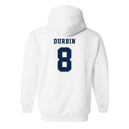 Butler - NCAA Women's Volleyball : Raegan Durbin - Replica Shersey Hooded Sweatshirt-1