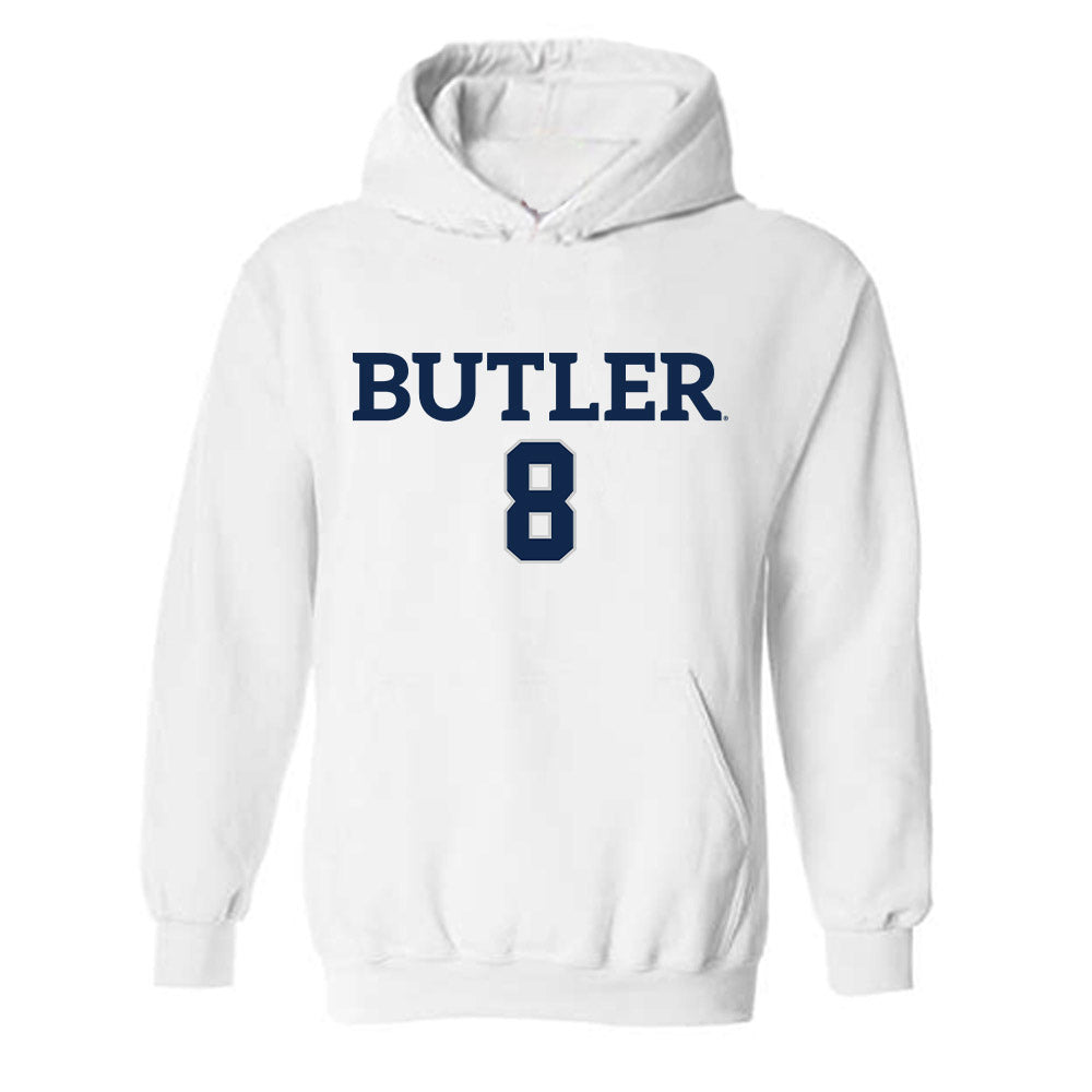 Butler - NCAA Women's Volleyball : Raegan Durbin - Replica Shersey Hooded Sweatshirt-0