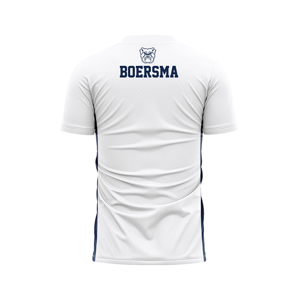 Butler - NCAA Men's Soccer : Brooks Boersma - White Soccer Jersey