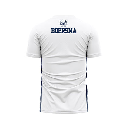 Butler - NCAA Men's Soccer : Brooks Boersma - White Soccer Jersey