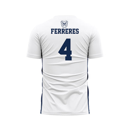 Butler - NCAA Men's Soccer : Manolo Ferreres - White Soccer Jersey