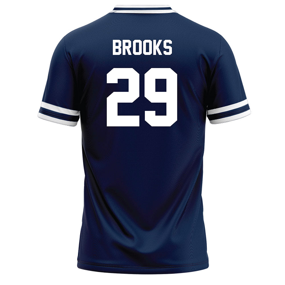 Butler - NCAA Baseball : Grant Brooks - Navy Baseball Jersey