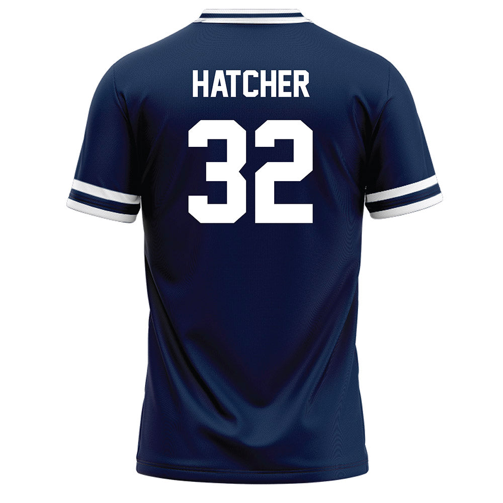 Butler - NCAA Baseball : Aidan Hatcher - Navy Baseball Jersey