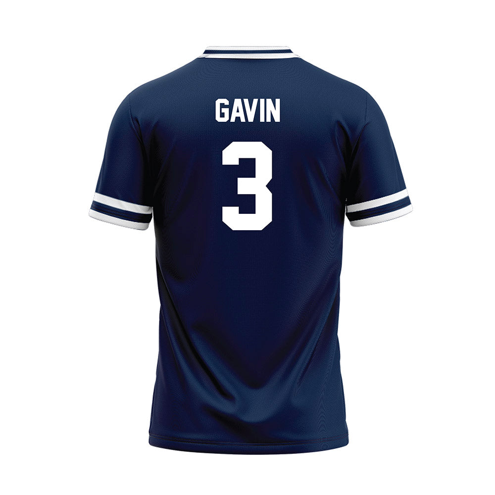 Butler - NCAA Baseball : Danny Gavin - Navy Baseball Jersey-1