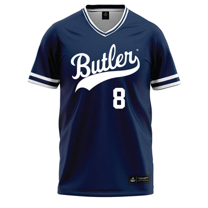 Butler - NCAA Baseball : Ian Choi - Navy Baseball Jersey