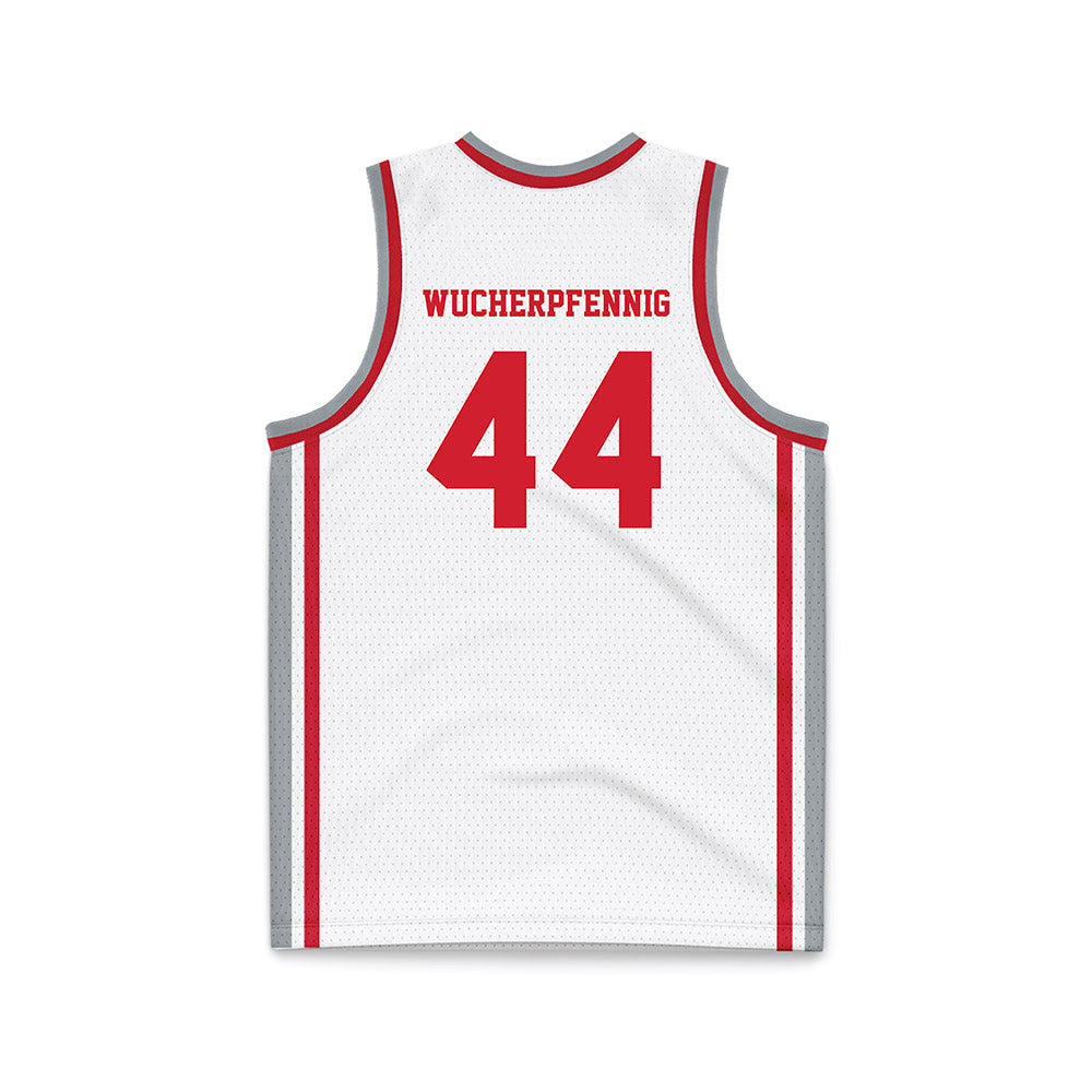 Fairfield - NCAA Men's Basketball : Declan Wucherpfennig - White Basketball Jersey-1